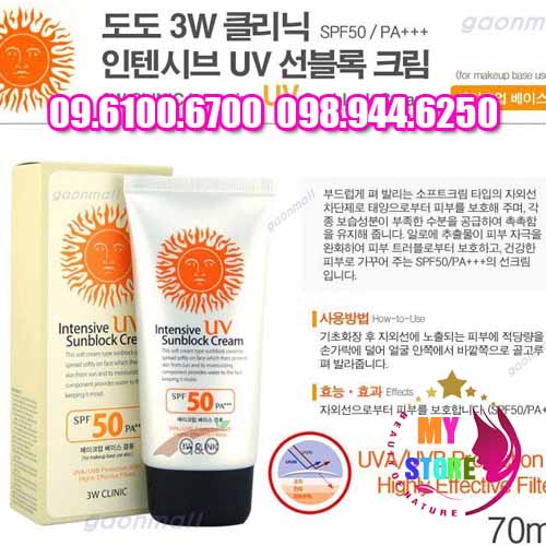 Kem Chống Nắng 3w Clinic-1