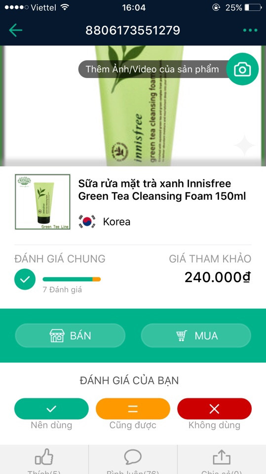 Rữa Rửa Mặt Trà Xanh Innisfree-2