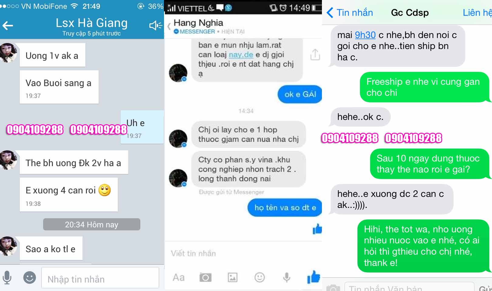 feedback giảm cân idol slim cafe-2